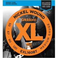 Струни для бас-гітари D'Addario EXL160BT Nickel Wound Balanced Tension Medium Long Scale 50/120