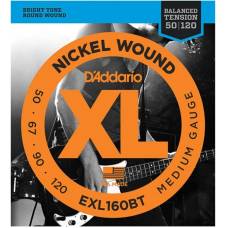 Струны для бас-гитары D'Addario EXL160BT Nickel Wound Balanced Tension Medium Long Scale 50/120