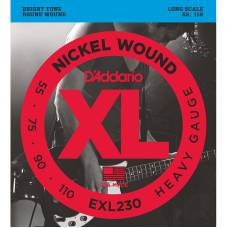 Струни для бас-гітари D'Addario EXL230 Nickel Wound Heavy 55/110