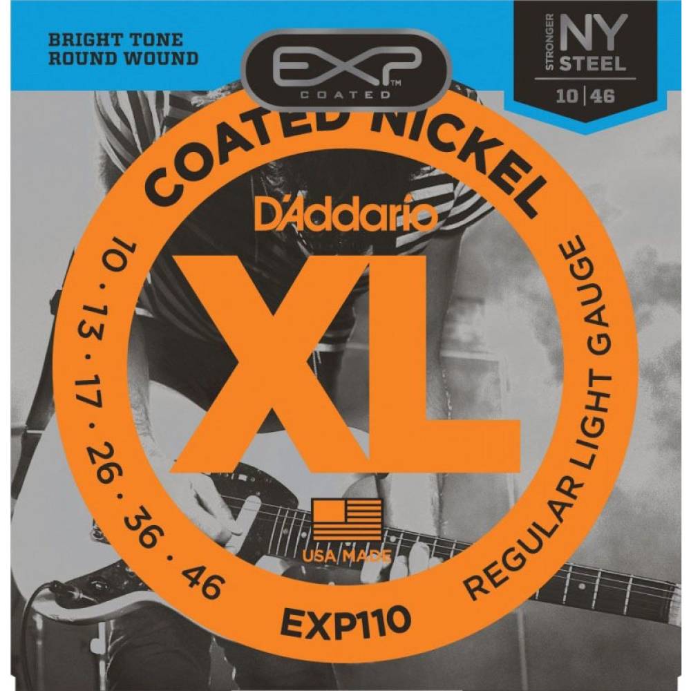 Струни для електрогітари D'Addario EXP110 Regular Light 10/46
