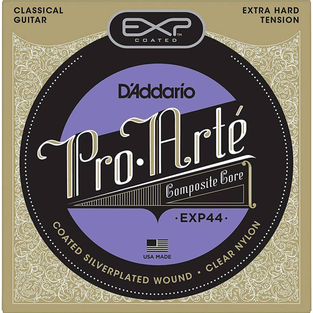 Струны для классической гитары D'Addario EXP44 Coated Extra Hard Tension