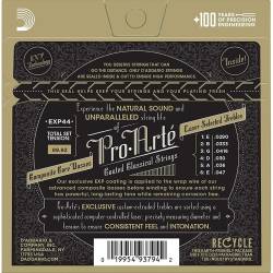 Струни для класичної гітари D'Addario EXP44 Coated Extra Hard Tension