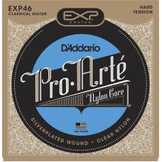 Струни для класичної гітари D'Addario EXP46 Coated Hard Tension