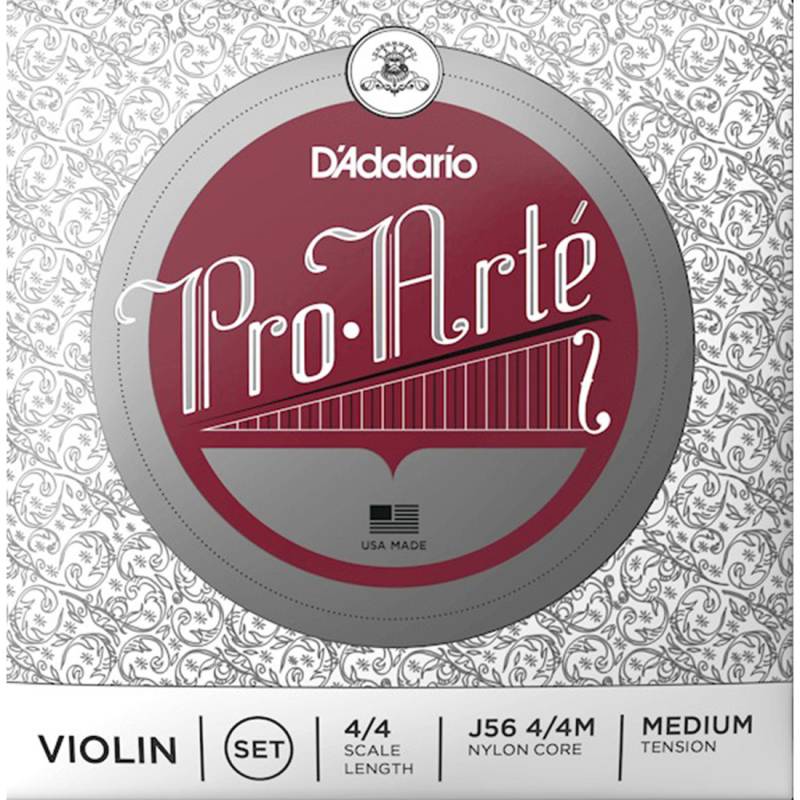 Струны для скрипки D'Addario J56 4/4M Pro-Arte Medium Tension