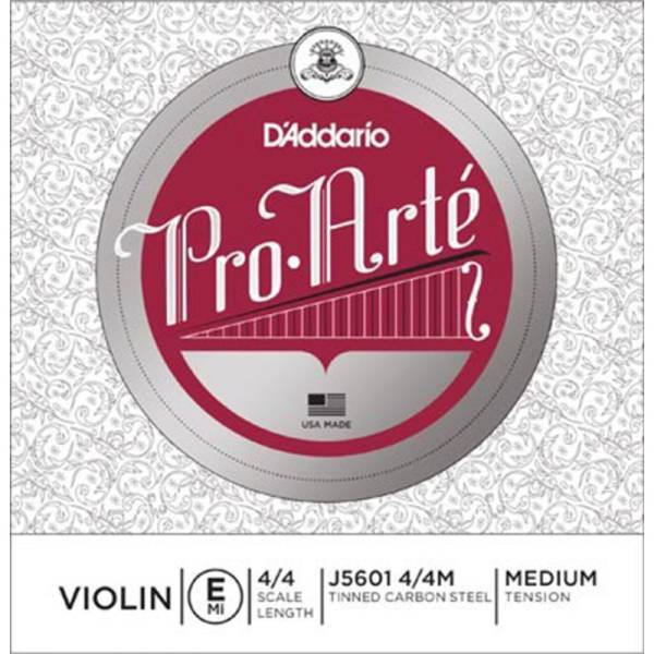Струна D'Addario J5601 4/4M Pro-Arte Violin E Medium Tension