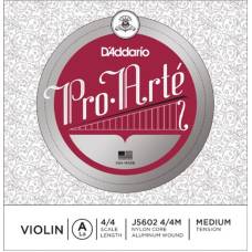 Струна D'Addario J5602 4/4M Pro-Arte Violin A Medium Tension