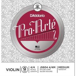 Струна D'Addario J5604 4/4M Pro-Arte Violin G Medium Tension