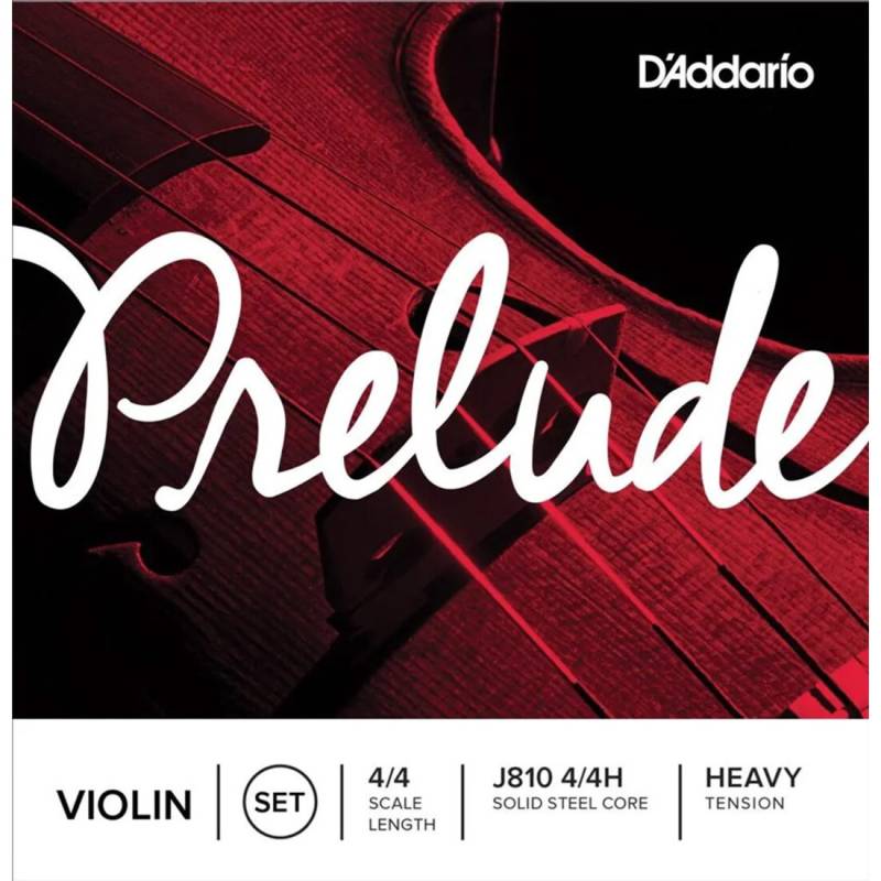 Струны для скрипки D'Addario J810 4/4H Prelude Heavy Tension