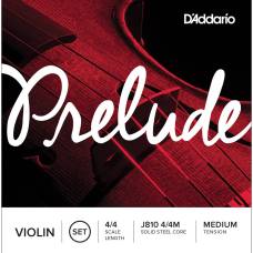 Струни для скрипки D'Addario J810 4/4M Prelude Medium Tension