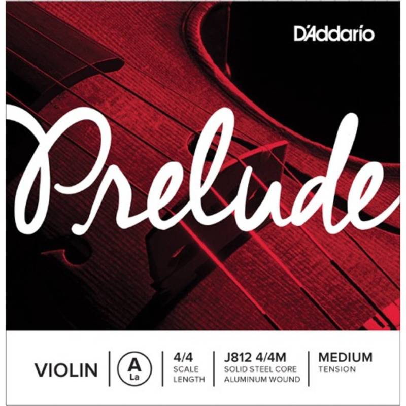 Струна D'Addario J812 4/4M Prelude Violin A Medium Tension