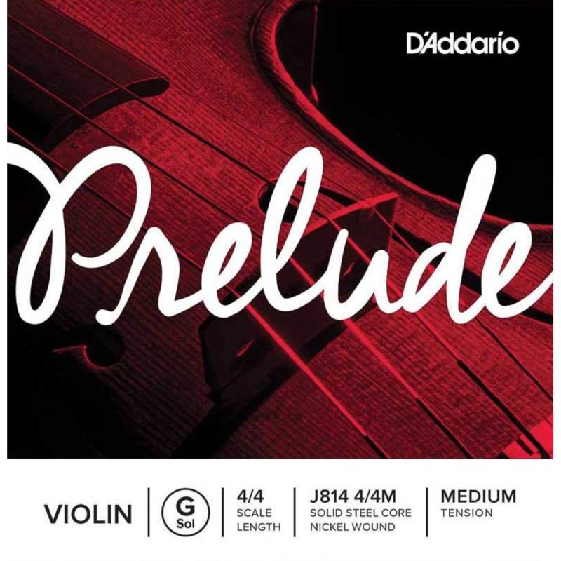 Струна D'Addario J814 4/4M Prelude Violin G Medium Tension