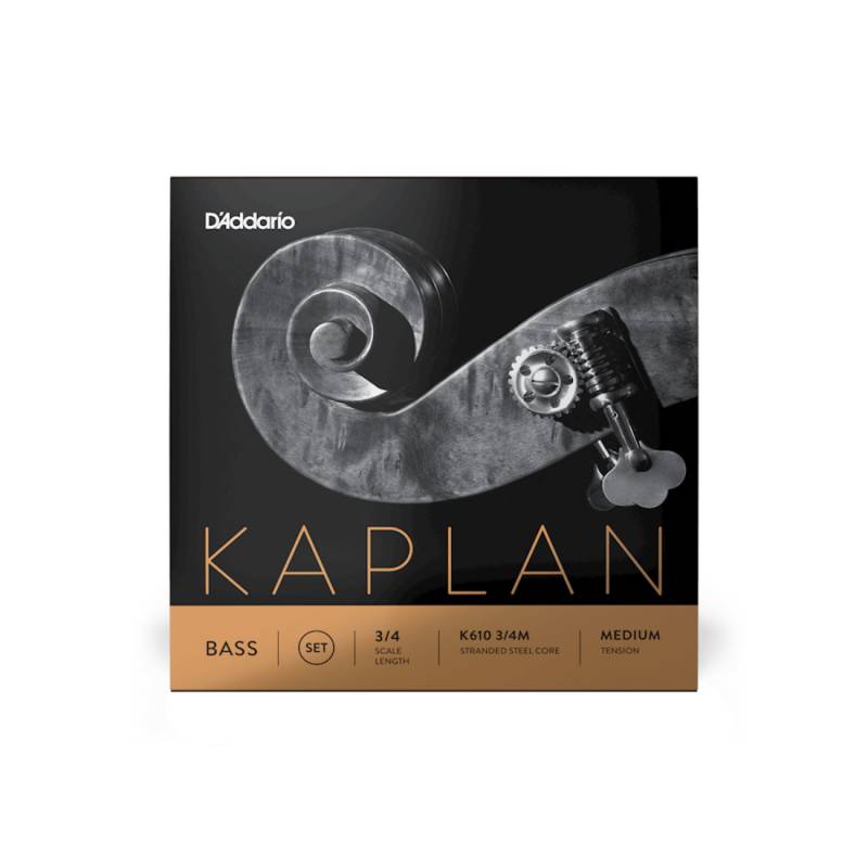 Струны для контрабаса D'Addario KAPLAN BASS STRING SET 3/4 Scale, Medium Tension