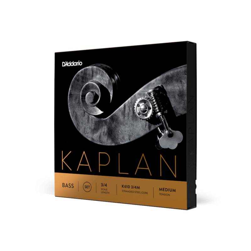 Струны для контрабаса D'Addario KAPLAN BASS STRING SET 3/4 Scale, Medium Tension