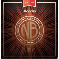 Струны для акустической гитары D'Addario NB1356 Nickel Bronze Medium 13/56