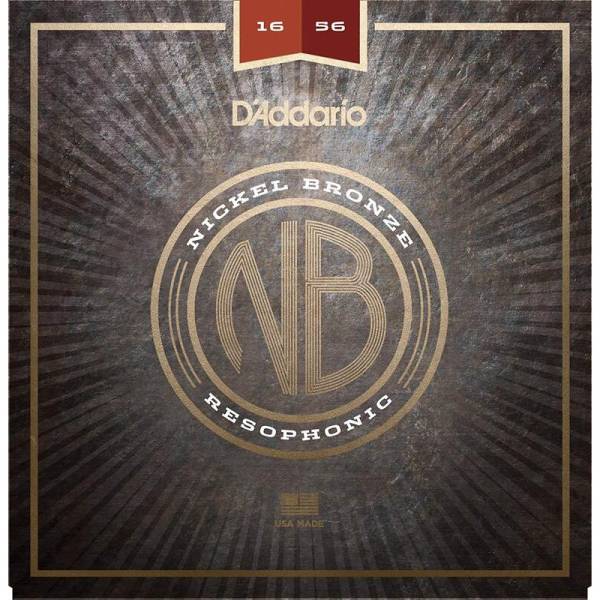 Струни для акустичної гітари D'Addario NB1656 Nickel Bronze Medium Resonator 16/56
