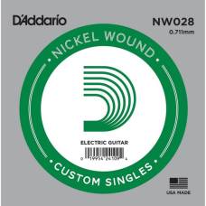 Струна D'Addario NW028 Nickel Wound .028