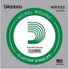 Струна D'Addario NW032 Nickel Wound .032