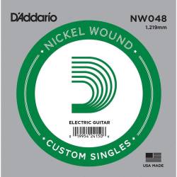 Струна D'Addario NW048 Nickel Wound .048