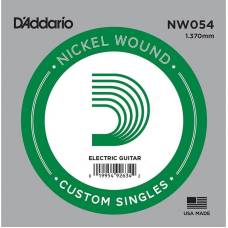 Струна D'Addario NW054 Nickel Wound .054