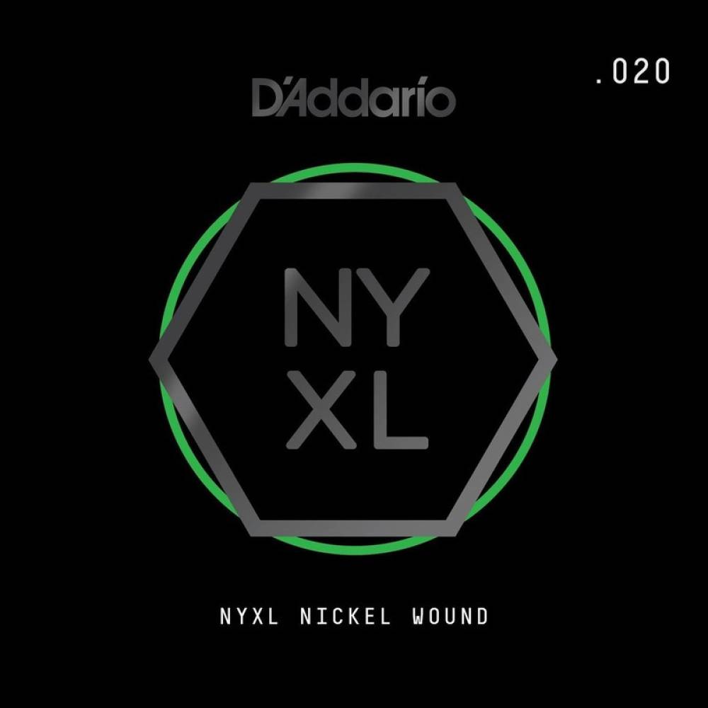 Струна D'Addario NYNW020 Nickel Wound .020