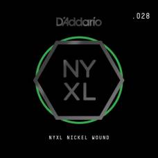 Струна D'Addario NYNW028 Nickel Wound .028