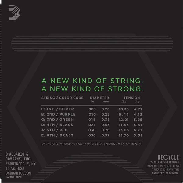 Струни для електрогітари D'Addario NYXL0838 Nickel Wound Extra Super Light 8/38