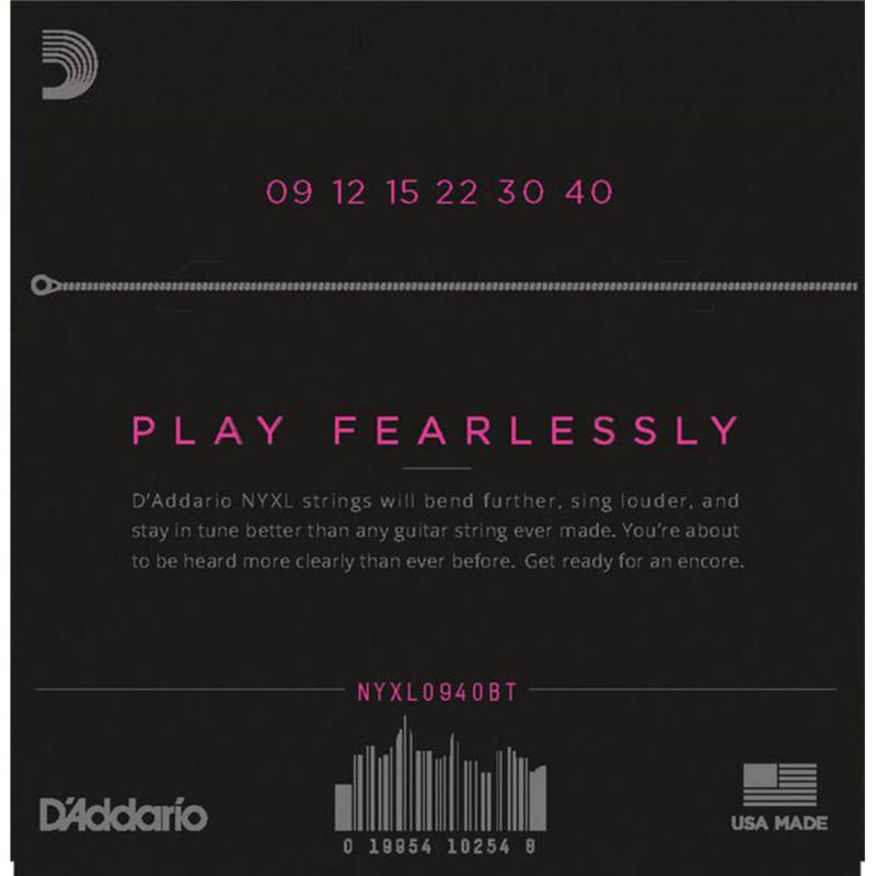 Струни для електрогітари D'Addario NYXL0940BT Nickel Wound Super Light Balanced Tension 9/40
