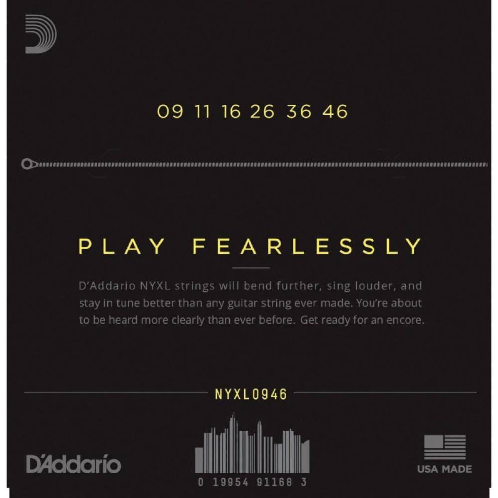 Струни для електрогітари D'Addario NYXL0946 Super Top / Regular Bottom 9/46