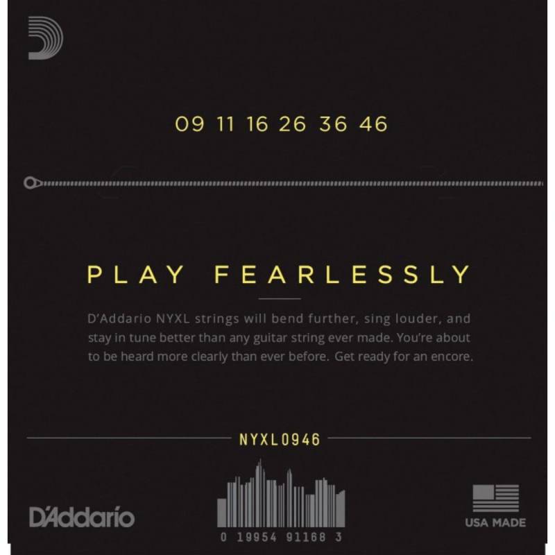 Струны для электрогитары D'Addario NYXL0946 Super Top / Regular Bottom 9/46