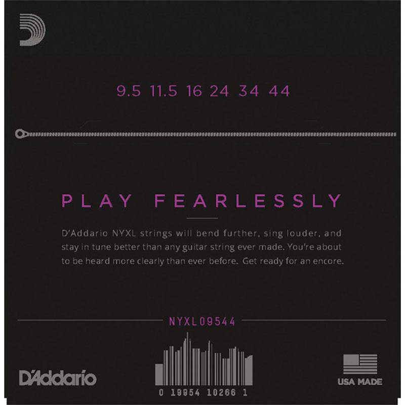 Струни для електрогітари D'Addario NYXL09544 Nickel Wound Super Light Plus 9.5/44