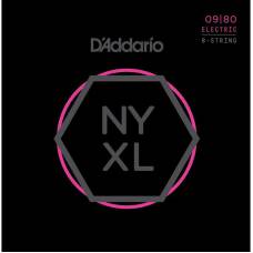 Струни для електрогітари D'Addario NYXL0980 Nickel Wound Super Light 8-Strings 9/80