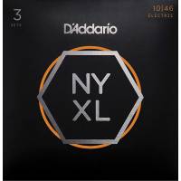 Струны для электрогитары 3 Sets D'Addario NYXL1046-3P Nickel Wound Regular Light 10/46