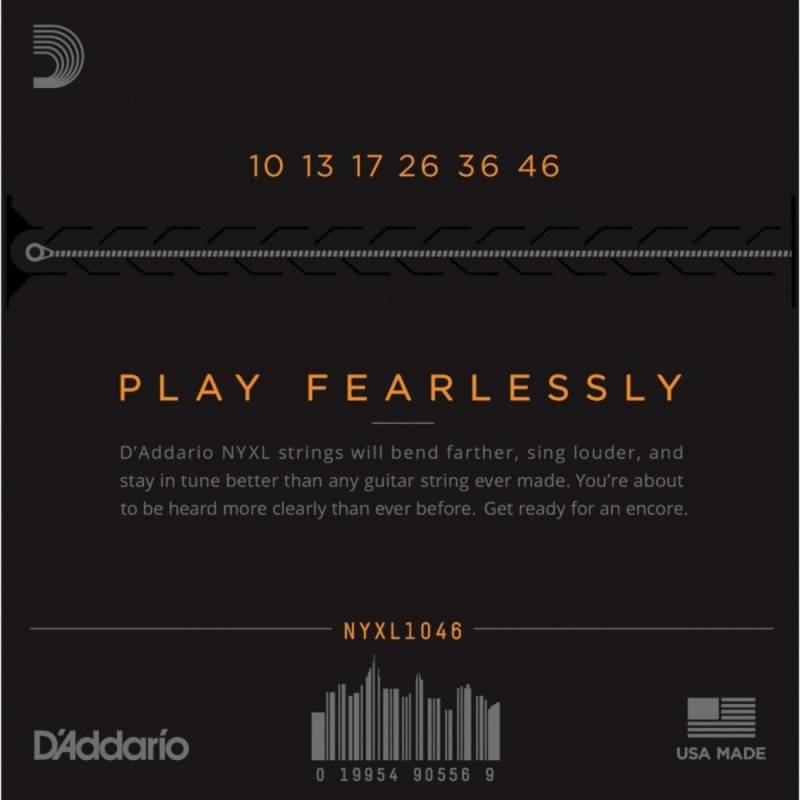Струны для электрогитары D'Addario NYXL1046 Nickel Wound Regular Light 10/46