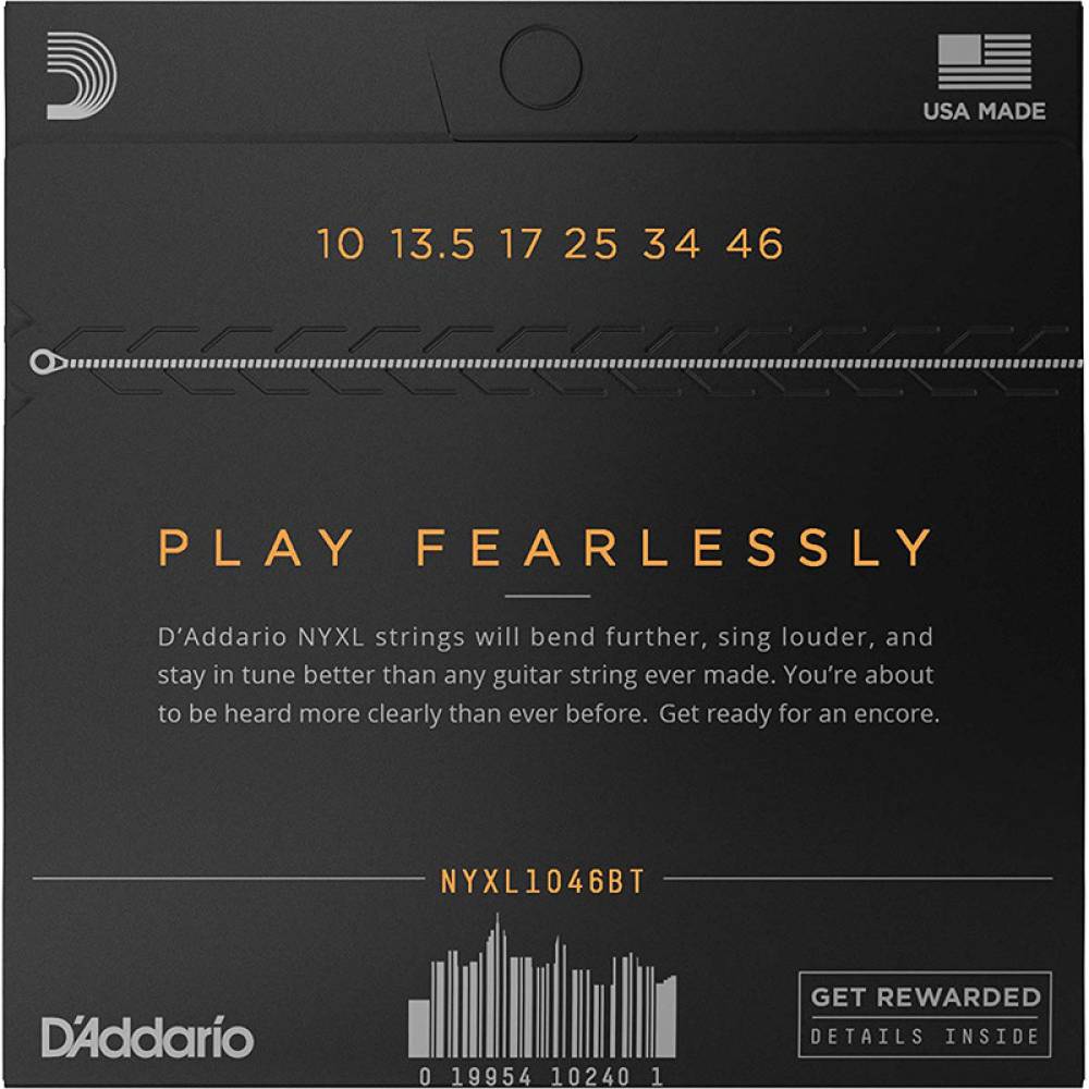 Струни для електрогітари D'Addario NYXL1046BT Nickel Wound Balanced Tension Regular Light 10/46