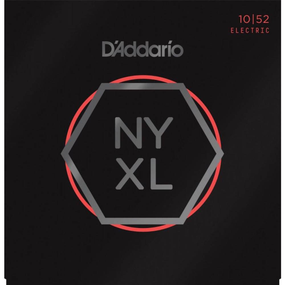 Струны для электрогитары D'Addario NYXL1052 Nickel Wound Light Top / Heavy Bottom 10/52