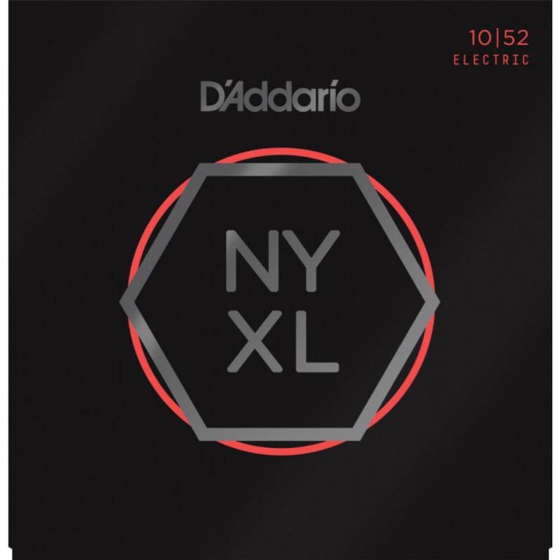 Струны для электрогитары D'Addario NYXL1052 Nickel Wound Light Top / Heavy Bottom 10/52