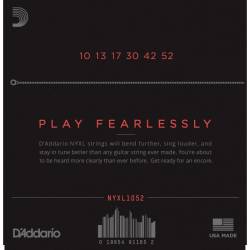 Струни для електрогітари D'Addario NYXL1052 Nickel Wound Light Top / Heavy Bottom 10/52