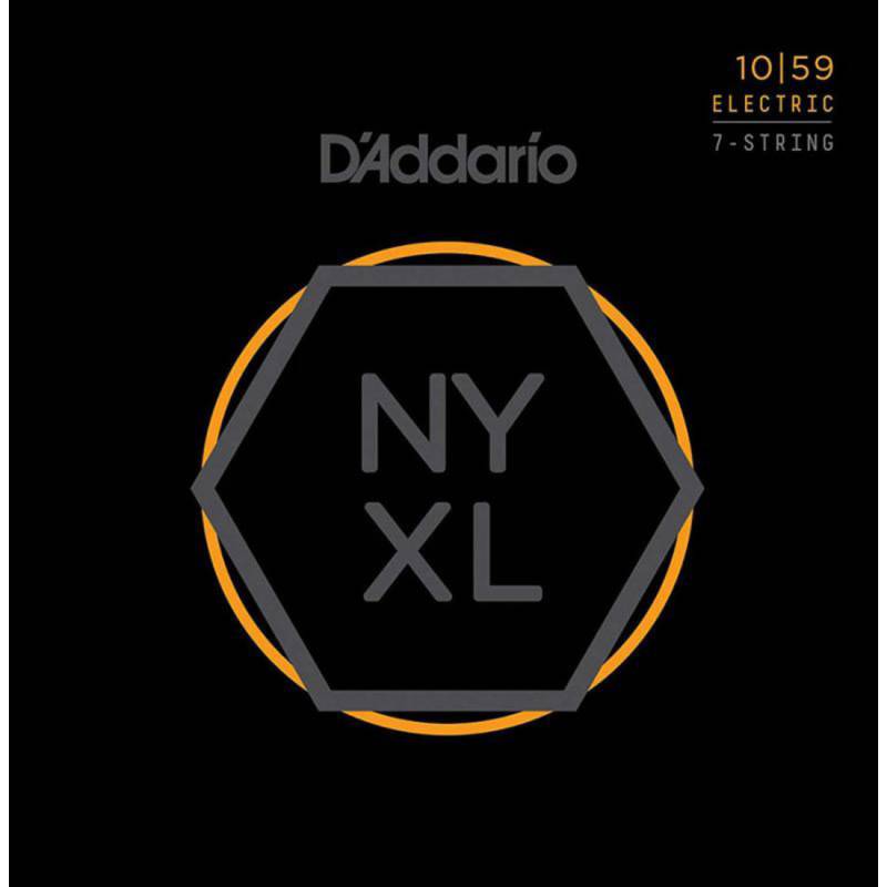 Струны для электрогитары D'Addario NYXL1059 Nickel Wound Regular Light 7-Strings 10/59