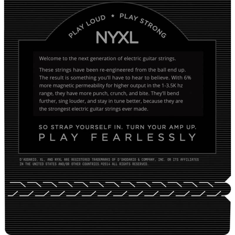Струни для електрогітари D'Addario NYXL1149 Nickel Wound Medium 11/49