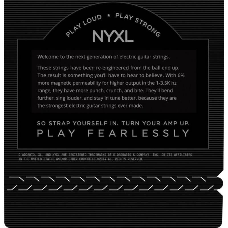 Струны для электрогитары D'Addario NYXL1152 Medium Top / Heavy Bottom 11/52