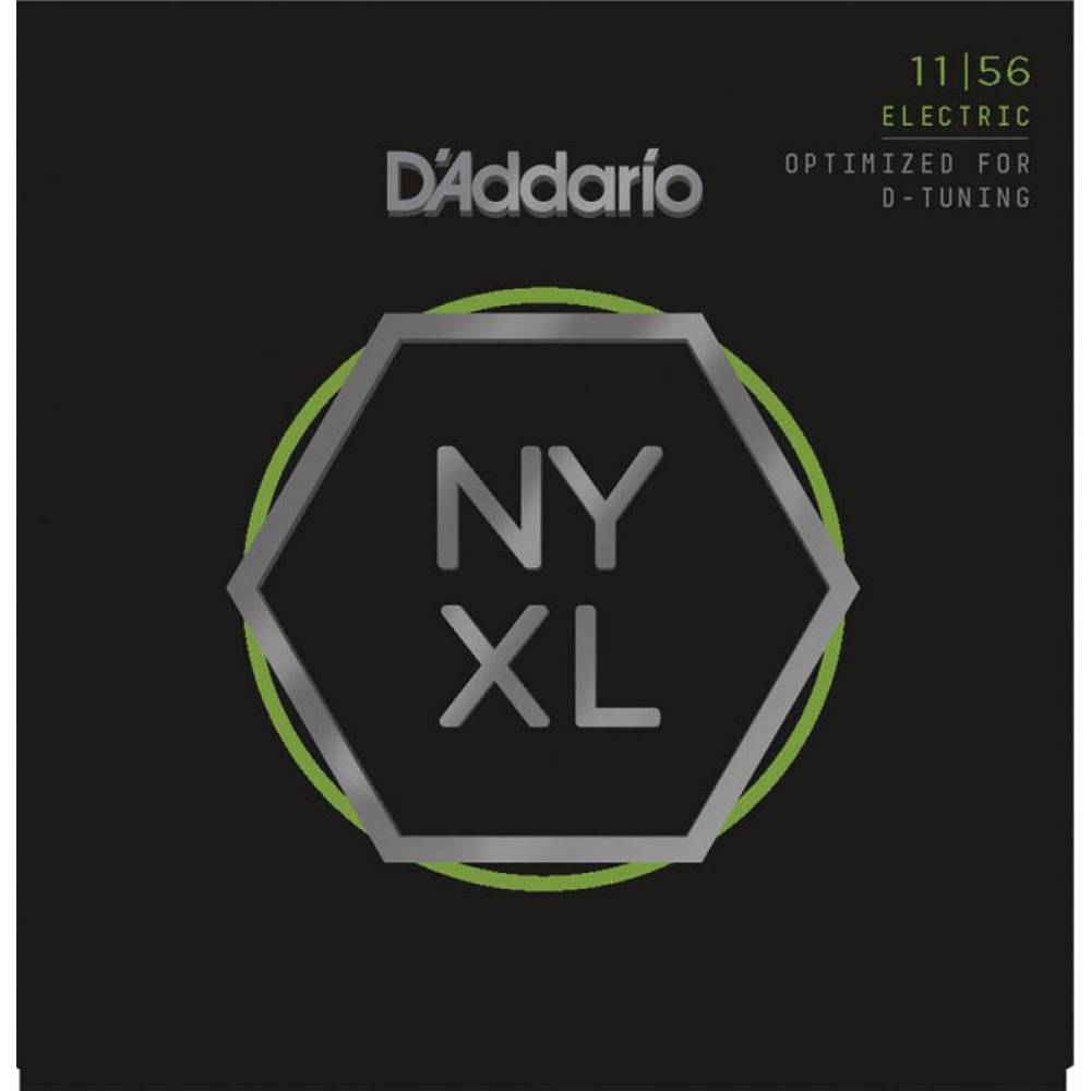 Струни для електрогітари D'Addario NYXL1156 Medium Top / Extra Heavy Bottom 11/56