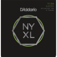 Струни для електрогітари D'Addario NYXL1156 Medium Top / Extra Heavy Bottom 11/56