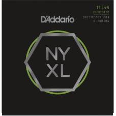 Струни для електрогітари D'Addario NYXL1156 Medium Top / Extra Heavy Bottom 11/56