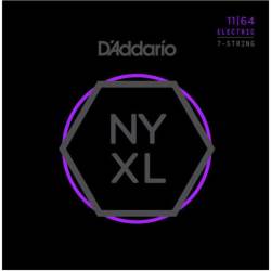 Струни для електрогітари D'Addario NYXL1164 Nickel Wound Medium 7-Strings 11/64