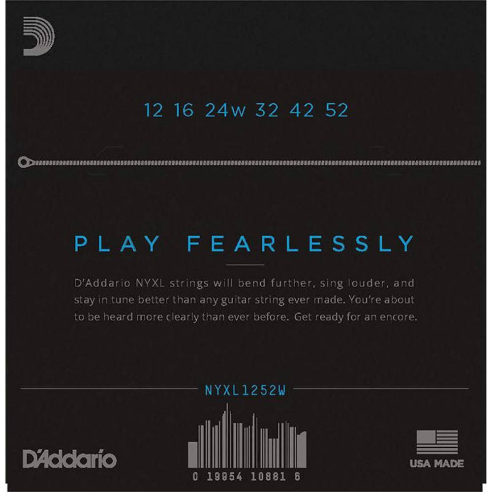 Струни для електрогітари D'Addario NYXL1252W Nickel Wound 3rd Light 12/52