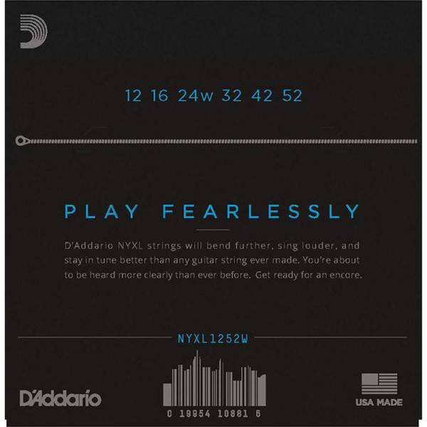 Струни для електрогітари D'Addario NYXL1252W Nickel Wound 3rd Light 12/52