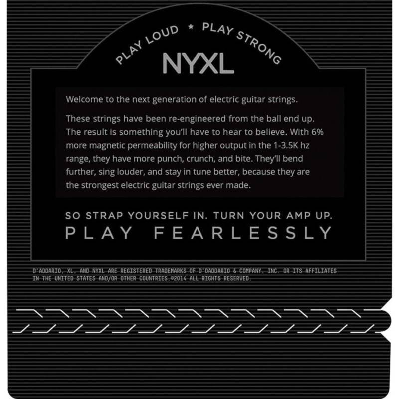 Струны для электрогитары D'Addario NYXL1252W Nickel Wound 3rd Light 12/52