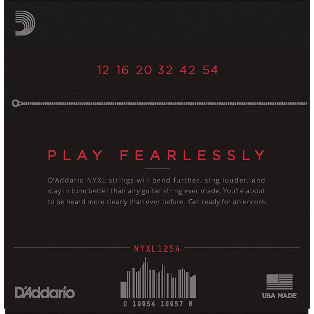 Струни для електрогітари D'Addario NYXL1254 Nickel Wound Heavy 12/54