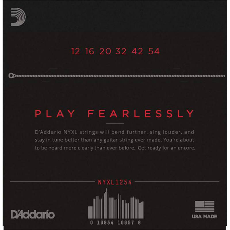 Струны для электрогитары D'Addario NYXL1254 Nickel Wound Heavy 12/54