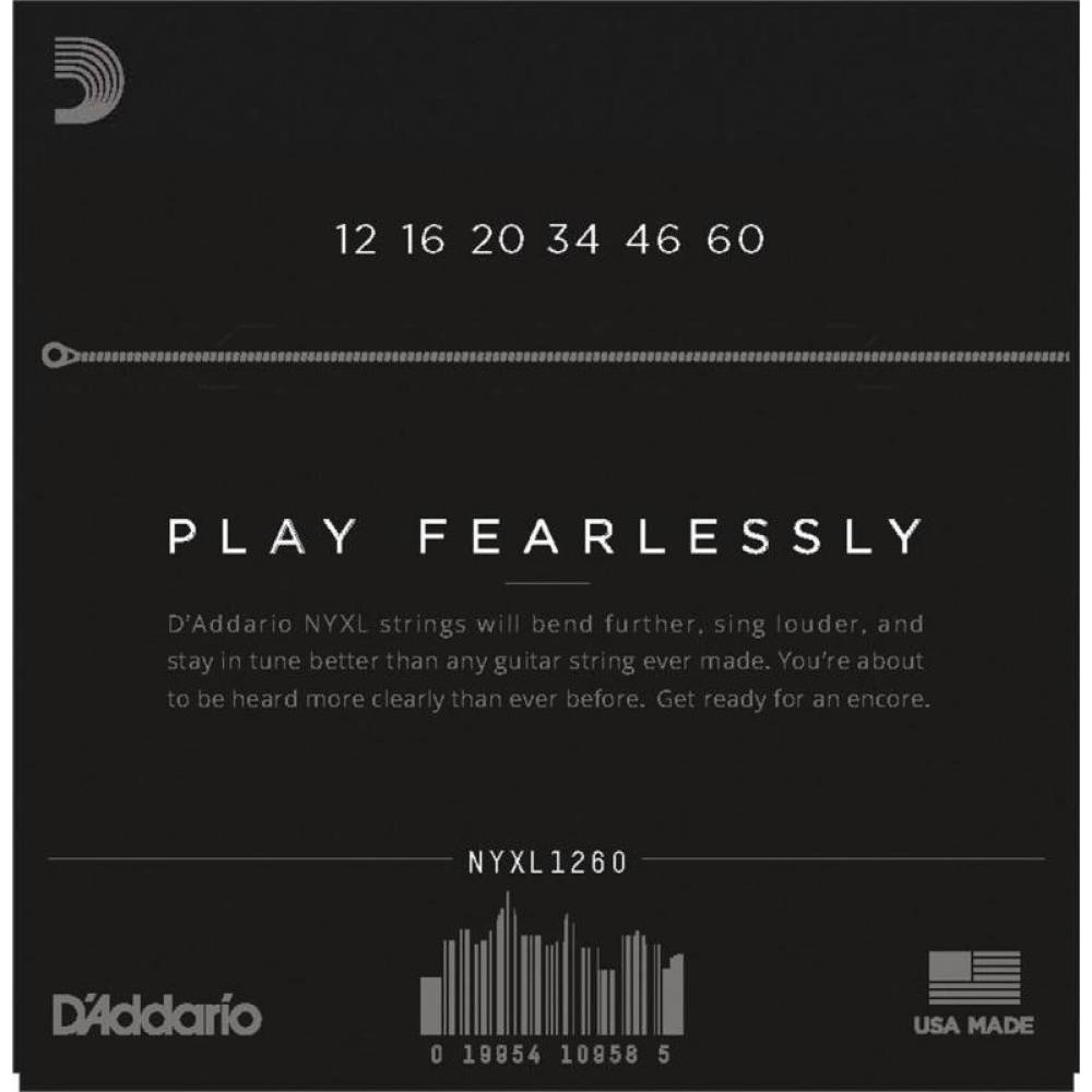 Струни для електрогітари D'Addario NYXL1260 Extra Heavy 12/60